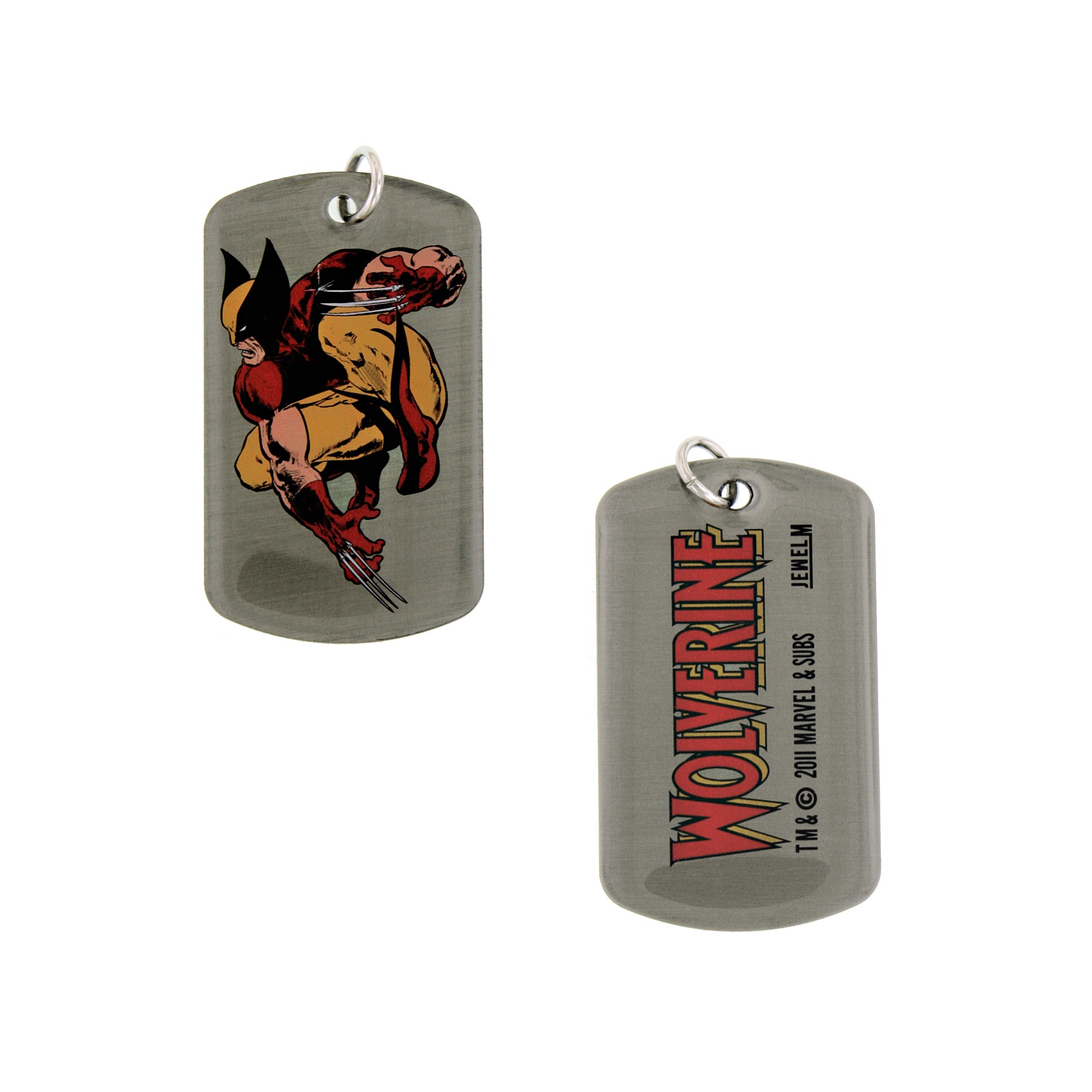 Marvel Comics Wolverine Action Dog Tag Necklace